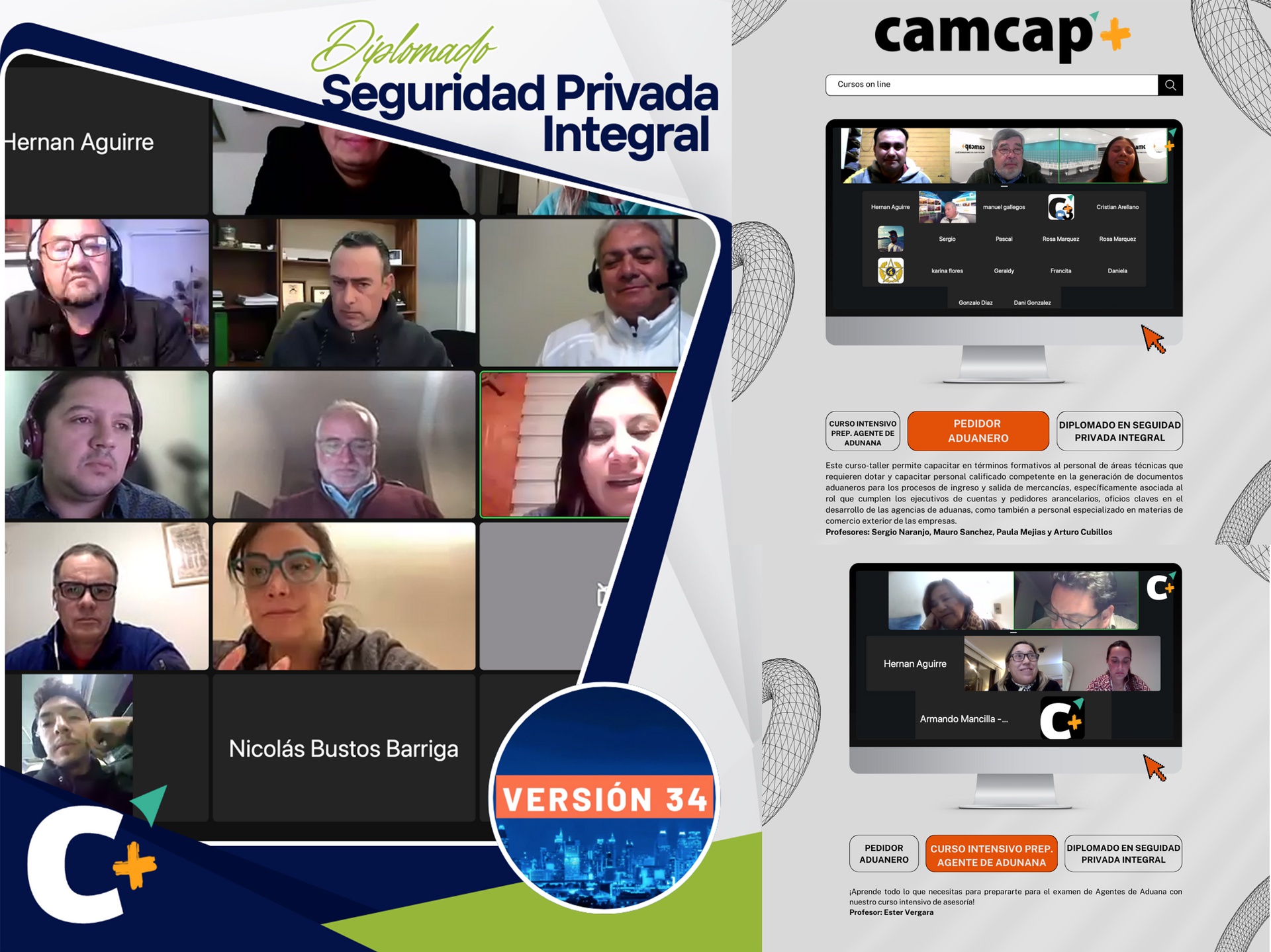 CAMCAP Anuncia el Inicio de la 34ª Versión del Diplomado en Seguridad Privada Integral y Nuevos Cursos de Formación Profesional