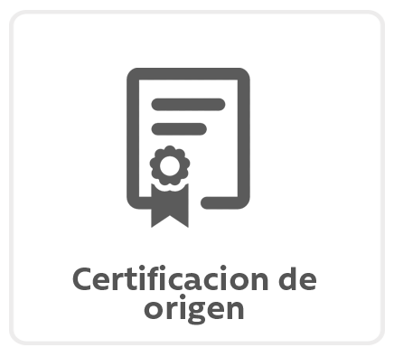 Certificación de origen