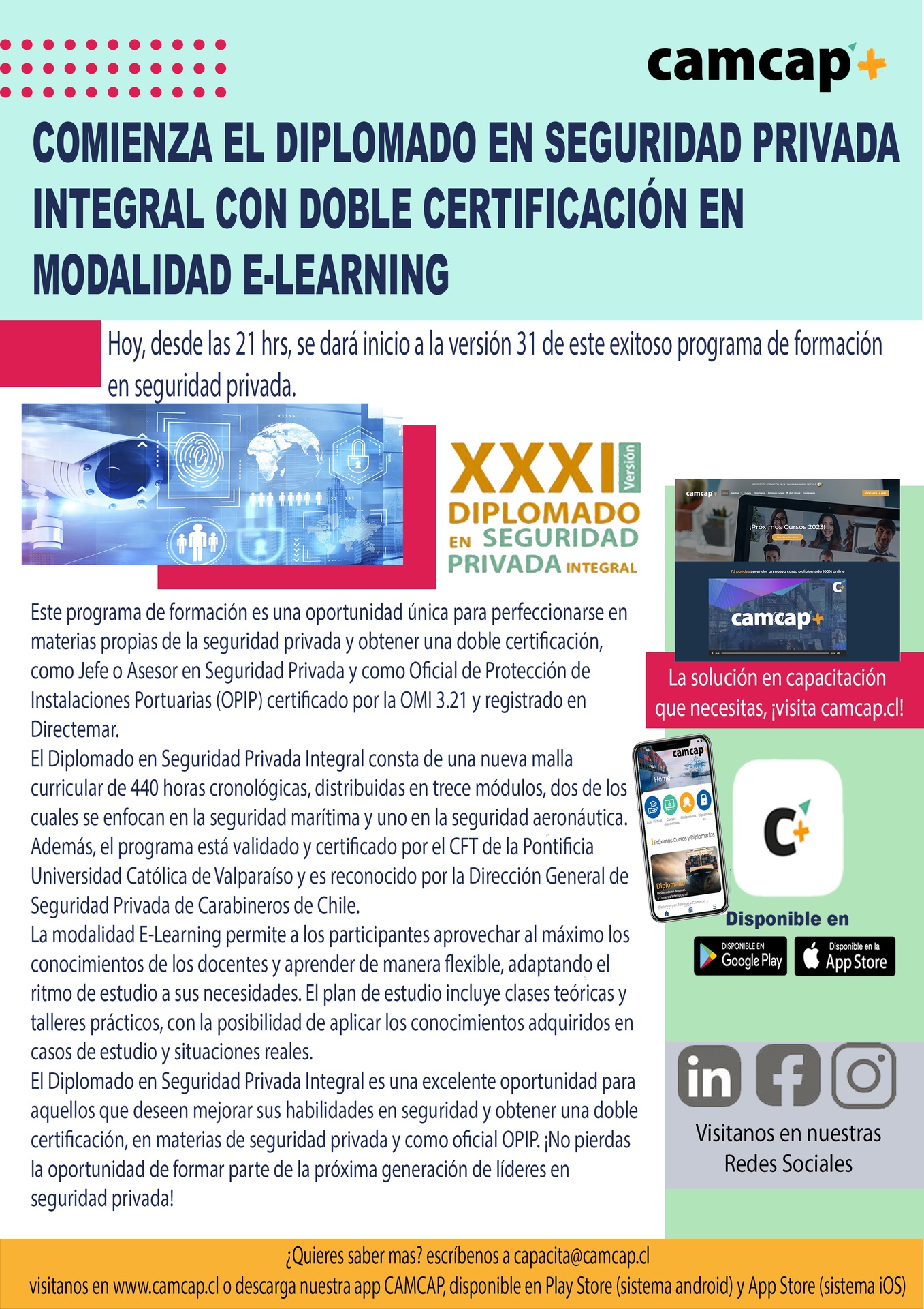 Inicio Diplomado Seguridad Privada Integral