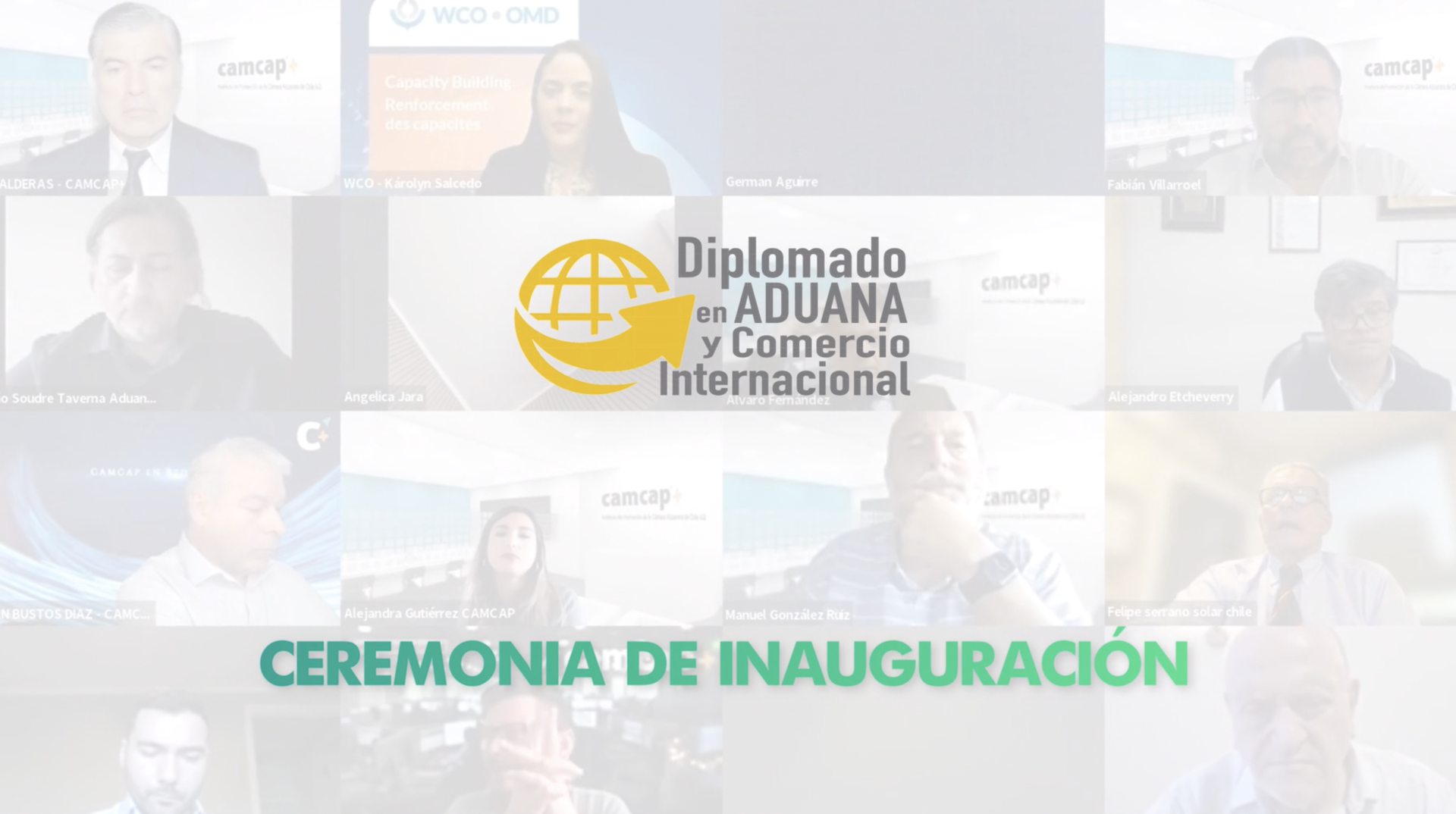 Ceremonia de Inauguración Diplomado en Aduanas y comercio Internacional